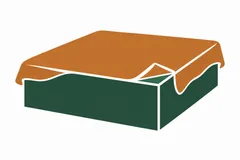 A protective curing cover over a concrete footing